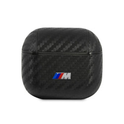 BMW Coque AirPods 3 Noir PU Carbone Collection M