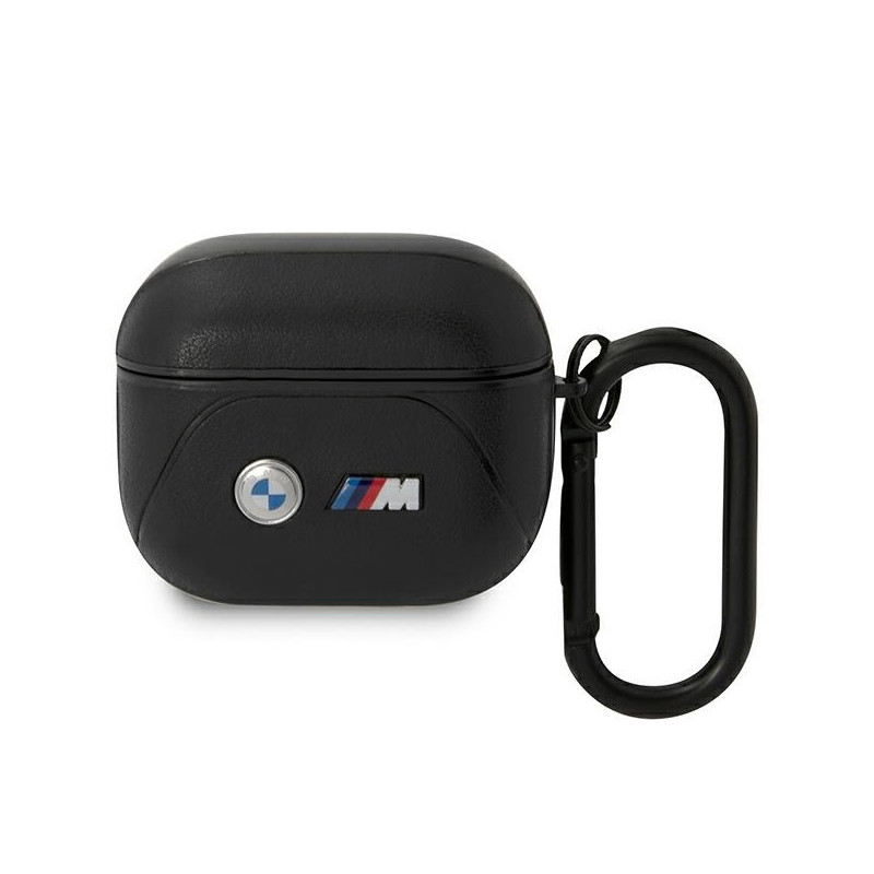 BMW Coque AirPods 3ème Génération Noir Cuir Ligne Courbe BMW Coque AirPods 3ème Génération Noir Cuir Ligne Courbe