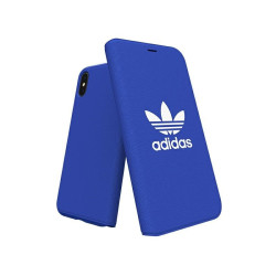 Adidas Housse Étui Portefeuille Canvas iPhone X/XS Bleu