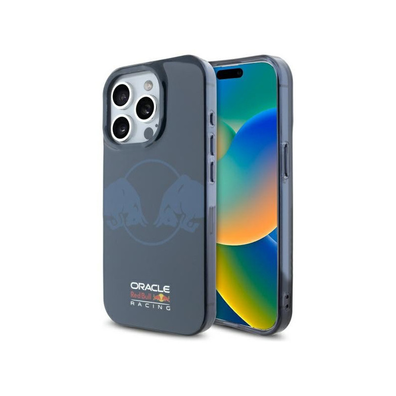 Red Bull iPhone 15 Pro 6.1 cas dur marine IML Deux taureaux MagSafe