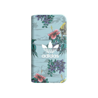 Adidas Housse Étui Portefeuille Floral iPhone X/XS Gris