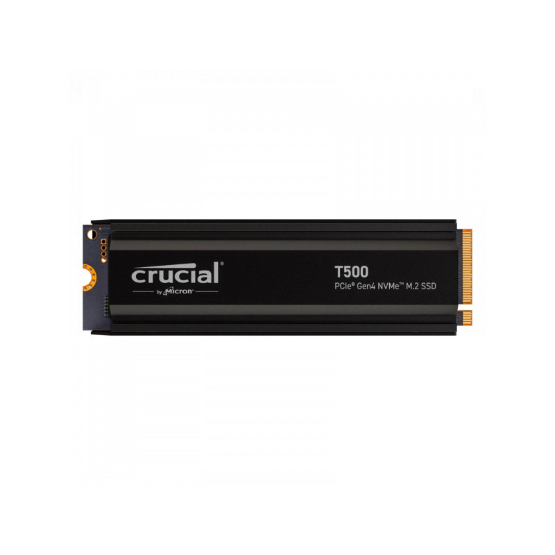Crucial M2 2 To T500 NVMe PCIe 4.0 x 4 avec diss. therm. CT2000T500SSD5 Crucial M2 2 To T500 NVMe PCIe 4.0 x 4 avec diss. therm. CT2000T500SSD5