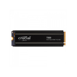 Crucial M2 2 To T500 NVMe PCIe 4.0 x 4 avec diss. therm. CT2000T500SSD5