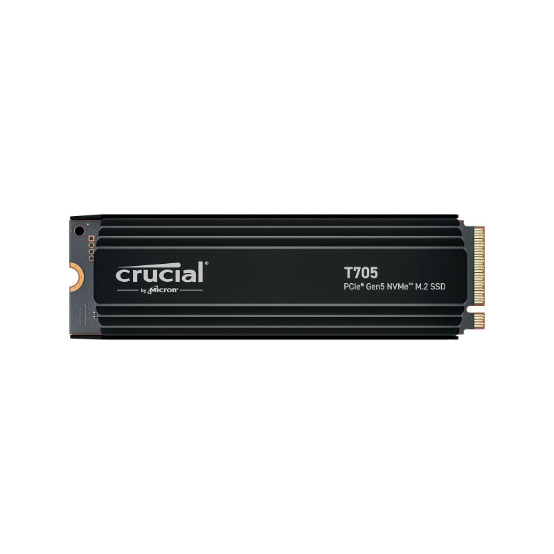 Crucial M.2 4To T705 NVMe PCIe 5.0 x 4 dissipateur therm. - CT4000T705SSD5