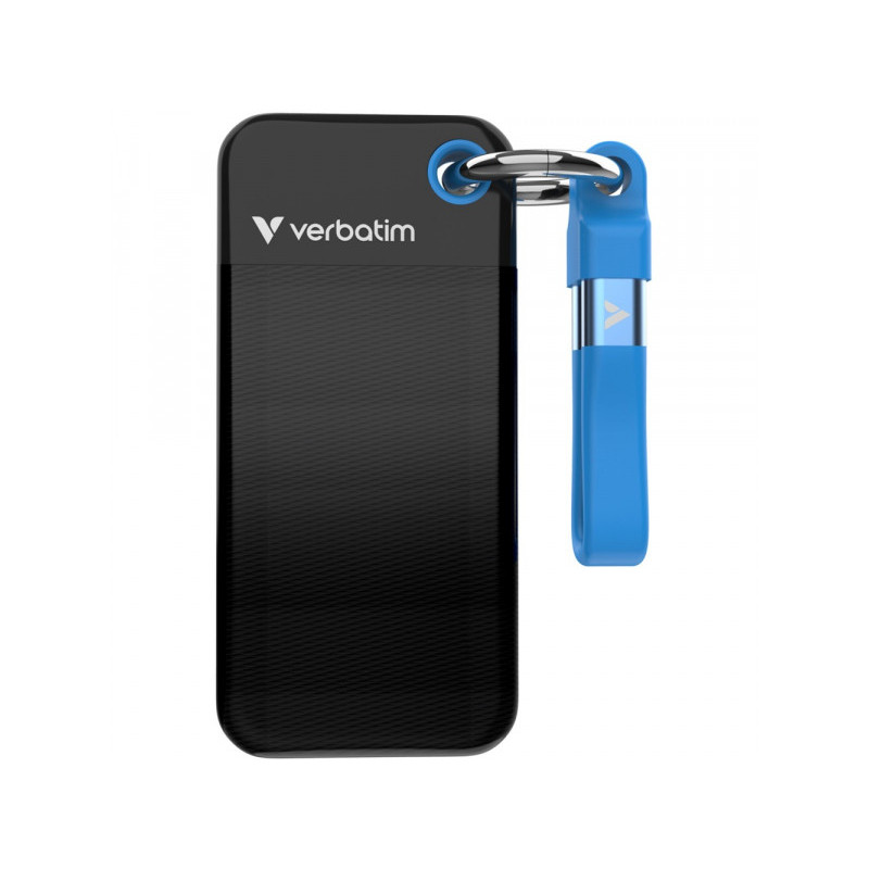 Verbatim Pocket SSD USB 3.2 2To Noir/Bleu - 32195