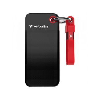 Verbatim Pocket SSD USB 3.2 1To Noir/Rouge - 32192