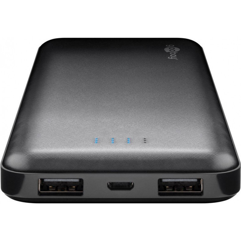 Goobay Slimline Power-Bank 10.000mAh noir - 40891
