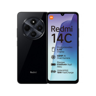 Xiaomi Redmi 14C Dual Sim 4+128 Go Noir DE - MZB0HPYEU