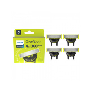 Philips Pack de 4 Lames de Remplacement OneBlade QP440/50