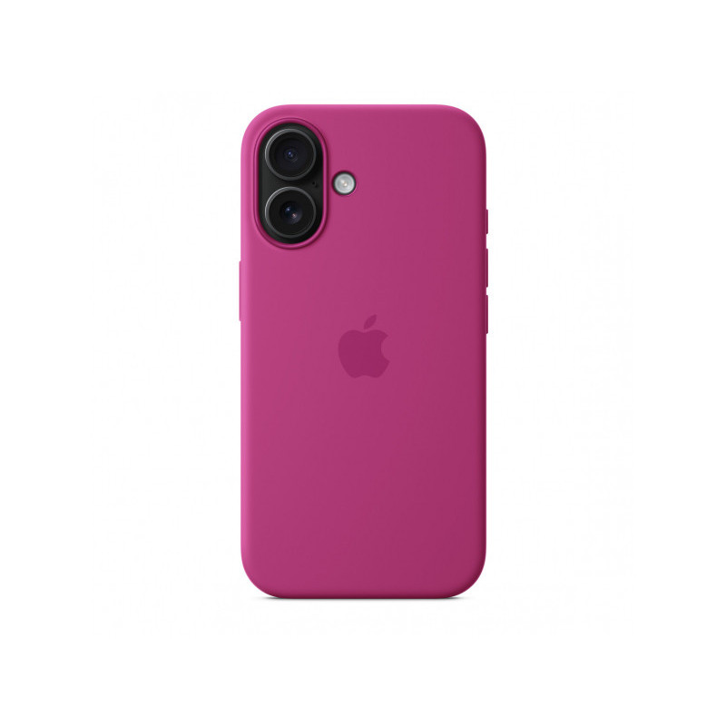 Apple iPhone 16 Étui en Silicone avec MagSafe - Fuchsia Apple iPhone 16 Étui en Silicone avec MagSafe - Fuchsia