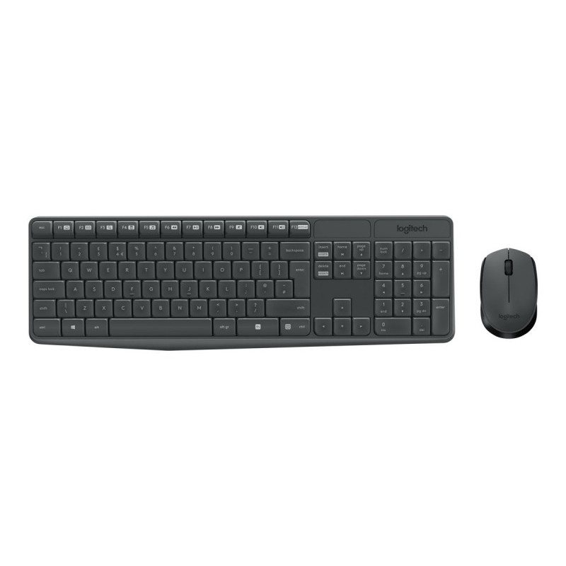 Logitech MK235 Keyboard and mouse set NORDIC - 920-007921 Logitech MK235 Keyboard and mouse set NORDIC - 920-007921
