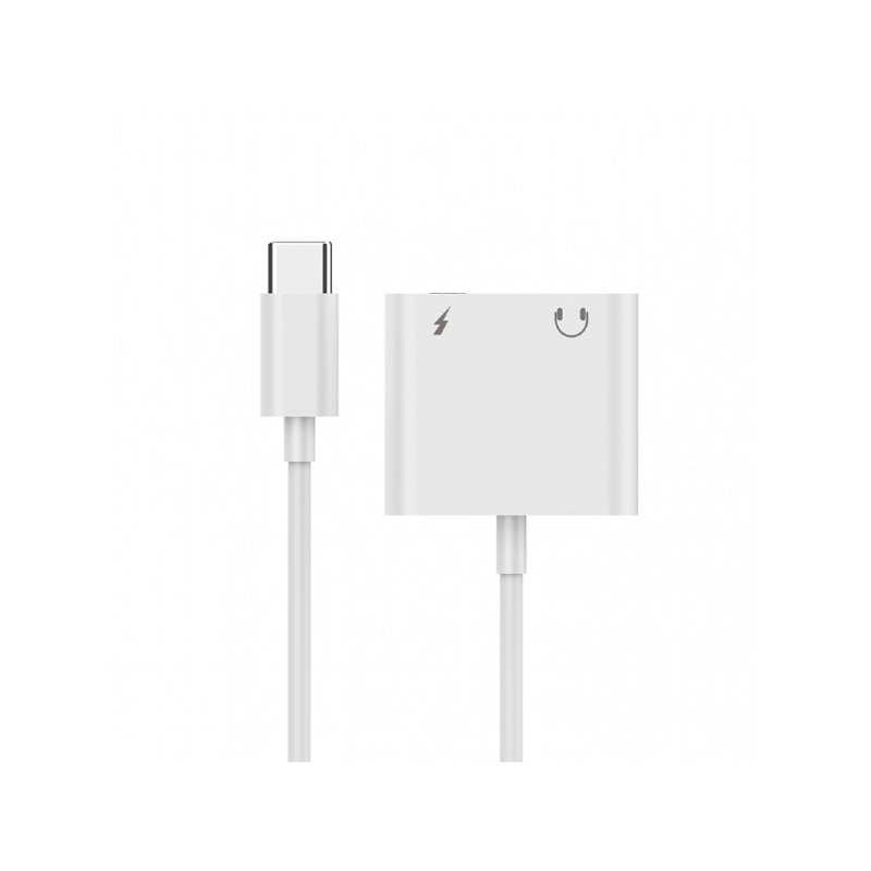 CableXpert USB Type-C câble adaptateur audio 3.5mm blanc - A-CM-3.5FP-01 CableXpert USB Type-C câble adaptateur audio 3.5mm blanc - A-CM-3.5FP-01