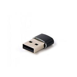 CableXpert USB AM - Adaptateur Type-C noir - A-USB2-AMCF-02