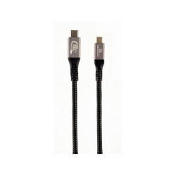 CableXpert 100W Type-C Câble-données-charge PD 1.5m CCBP-USB3-CMCM100-1.5M