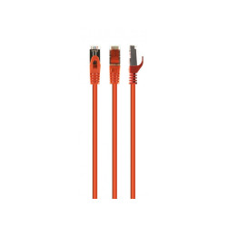 CableXpert CAT6A Câble de brassage (LSZH) Orange 1m - PP6A-LSZHCU-O-1M
