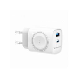 Gembird Chargeur rapide USB de type-C 20W blanc - TA-UC-PDQCW20-01-W