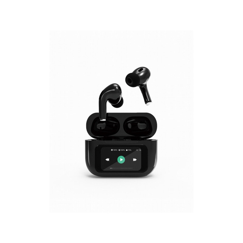 GMB Audio Ecouteurs Intra-auriculaires avec Écran LCD - TWS-LCD-ANC-01-BK GMB Audio Ecouteurs Intra-auriculaires avec Écran LCD - TWS-LCD-ANC-01-BK