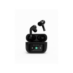 GMB Audio Ecouteurs Intra-auriculaires avec Écran LCD - TWS-LCD-ANC-01-BK