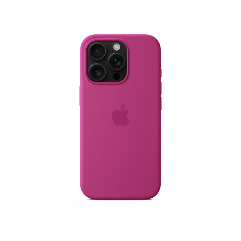 Apple iPhone 16 Pro Étui en Silicone avec MagSafe - Fuchsia Apple iPhone 16 Pro Étui en Silicone avec MagSafe - Fuchsia