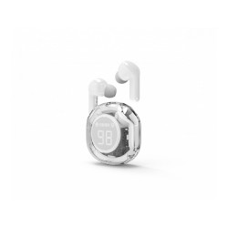 Gembird Écouteurs TWS In-Ears Transparents. blanc - TWST-01-W