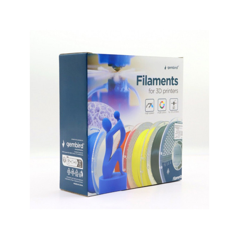 Gembird Imprimante 3D PETG Filament 1.75mm jaune 3DP-PETG1.75HY-01-Y Gembird Imprimante 3D PETG Filament 1.75mm jaune 3DP-PETG1.75HY-01-Y