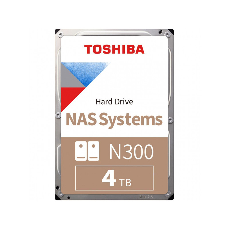 Toshiba N300 Disque dur NAS 4To 512Mo Serial ATA 3.5 - HDWG740EZSTC