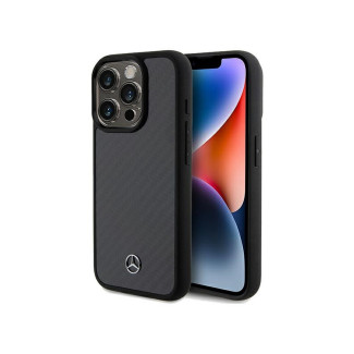 Mercedes iPhone 15 Pro Black Hardcase Carbon Fiber Dynamic