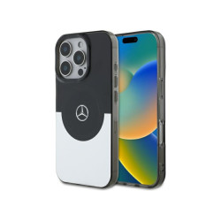 Mercedes iPhone 16 Pro Max black silver hardcase Double Layer BiColor MagSa