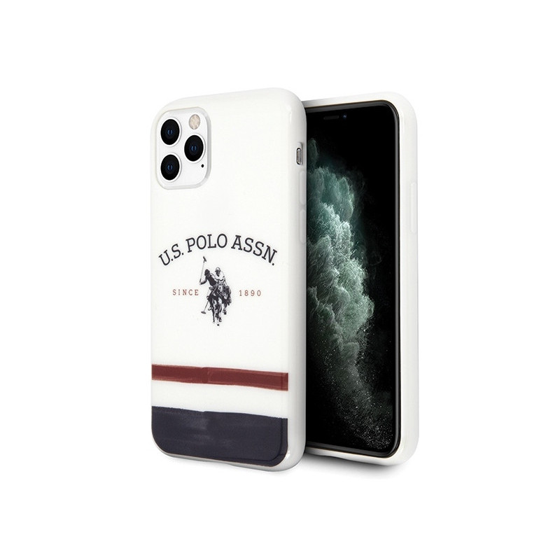US Polo iPhone 11 Pro Max white Tricolor Pattern Collection US Polo iPhone 11 Pro Max white Tricolor Pattern Collection