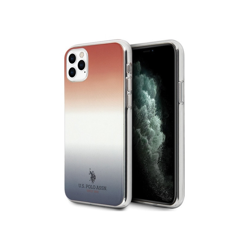 US Polo iPhone 11 Pro Max blue & red Gradient Pattern Collection US Polo iPhone 11 Pro Max blue & red Gradient Pattern Collection