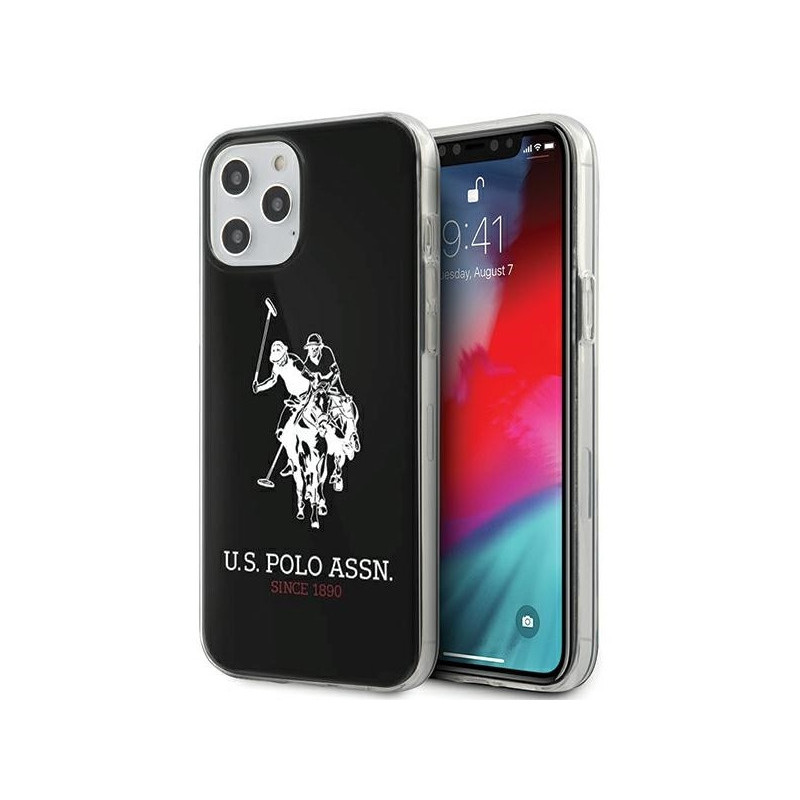 US Polo iPhone 12 Pro Max black Shiny Big Logo US Polo iPhone 12 Pro Max black Shiny Big Logo