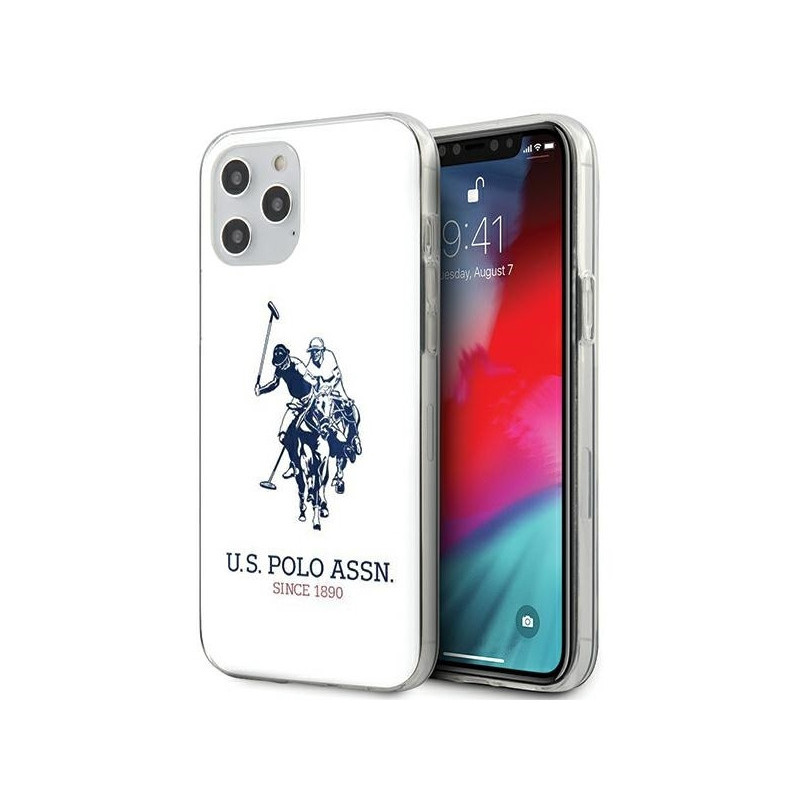 US Polo iPhone 12 Pro Max white Shiny Big Logo US Polo iPhone 12 Pro Max white Shiny Big Logo