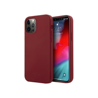 Mini iPhone 12 Pro Max red hard case Silicone Tone On Tone