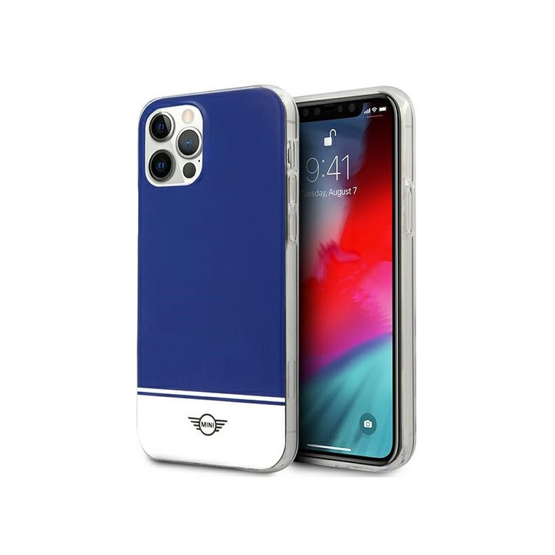 Mini iPhone 12 Pro Max navy hard case Stripe Collection Mini iPhone 12 Pro Max navy hard case Stripe Collection