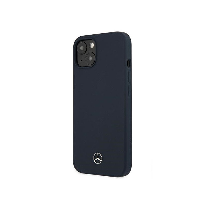 Mercedes iPhone 13 mini navy hardcase Silicone Line