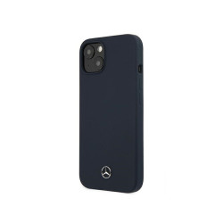 Mercedes iPhone 13 mini navy hardcase Silicone Line