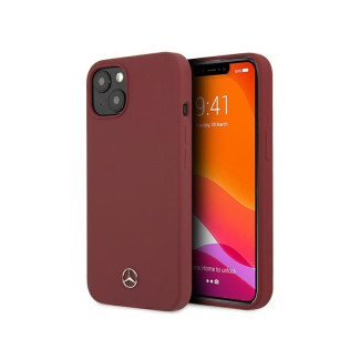 Mercedes iPhone 13 mini red hardcase Silicone Line