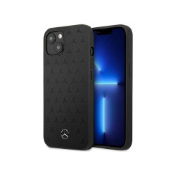 Mercedes iPhone 13 mini black hardcase Leather Stars Pattern