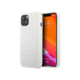 Mercedes iPhone 13 mini white hardcase Silver Stars Pattern