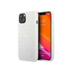 Mercedes iPhone 13 mini white hardcase Silver Stars Pattern
