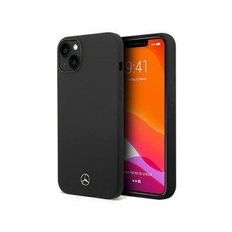 Mercedes iPhone 14 Plus/15 Plus Black Hardcase Silicone Line