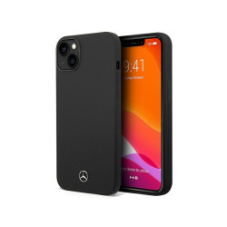 Mercedes iPhone 14 Plus/15 Plus Black Hardcase Silicone Line