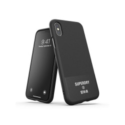 SuperDry Moulded Canvas iPhone X/Xs Case black