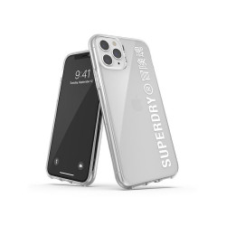SuperDry Snap iPhone 11 Pro Max Clear Case white