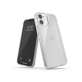 SuperDry Snap iPhone 12 mini Clear Case silver