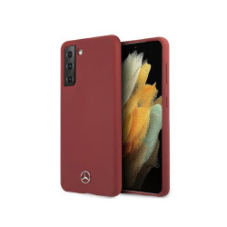 Mercedes Samsung Galaxy S21 G991 red hardcase Silicone Line