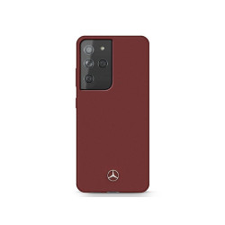 Mercedes Samsung Galaxy S21 Ultra G998 red hardcase Silicone Line