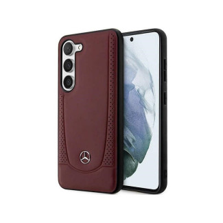 Mercedes Samsung Galaxy S23+ S916 Red Hardcase Leather Urban Bengale