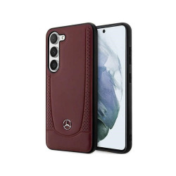 Mercedes Samsung Galaxy S23+ S916 Red Hardcase Leather Urban Bengale