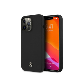Mercedes iPhone 13 Pro Max Black Hardcase Silicone MagSafe